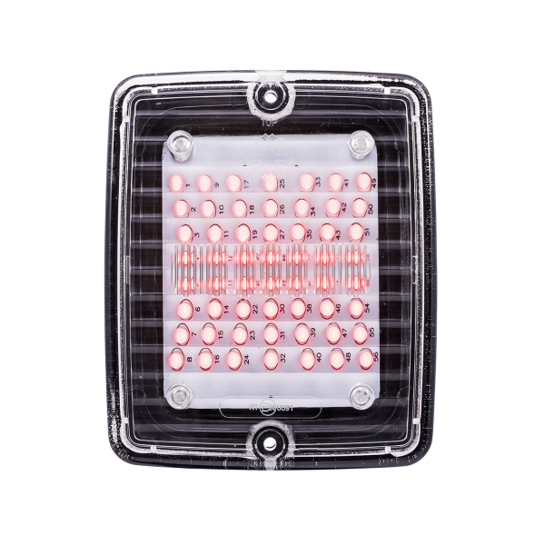 Rear light STRANDS IZE LED - Clear / 24V / 130 mm