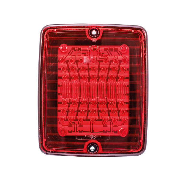 Fog lights STRANDS IZE LED - Red / 24V / 130 mm