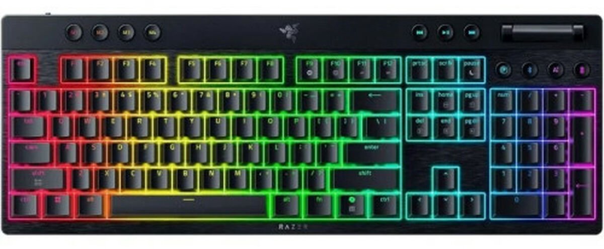 Razer BlackWidow V4 Low-Profile HyperSpeed - Green Switch - US