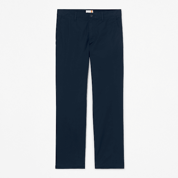 Timberland - Pantaloni Chino in Popeline Claremont da Uomo in blu scuro, Uomo, blu, Taglia: 35