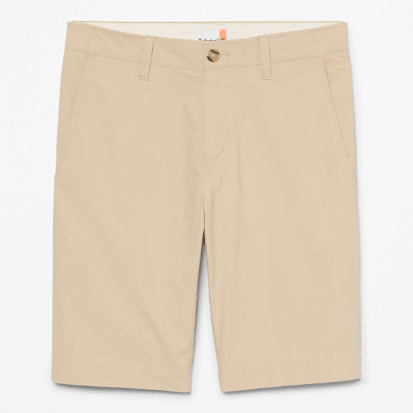 Timberland - Shorts Chino in Popeline Claremont da Uomo in beige, Uomo, beige, Taglia: 42