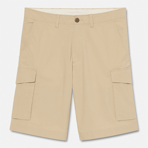 Timberland - Shorts Cargo in Popeline Brookline da Uomo in beige, Uomo, beige, Taglia: 42