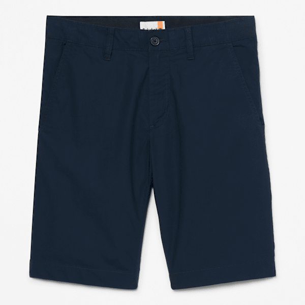 Timberland - Shorts Chino in Popeline Claremont da Uomo in blu scuro, Uomo, blu, Taglia: 31