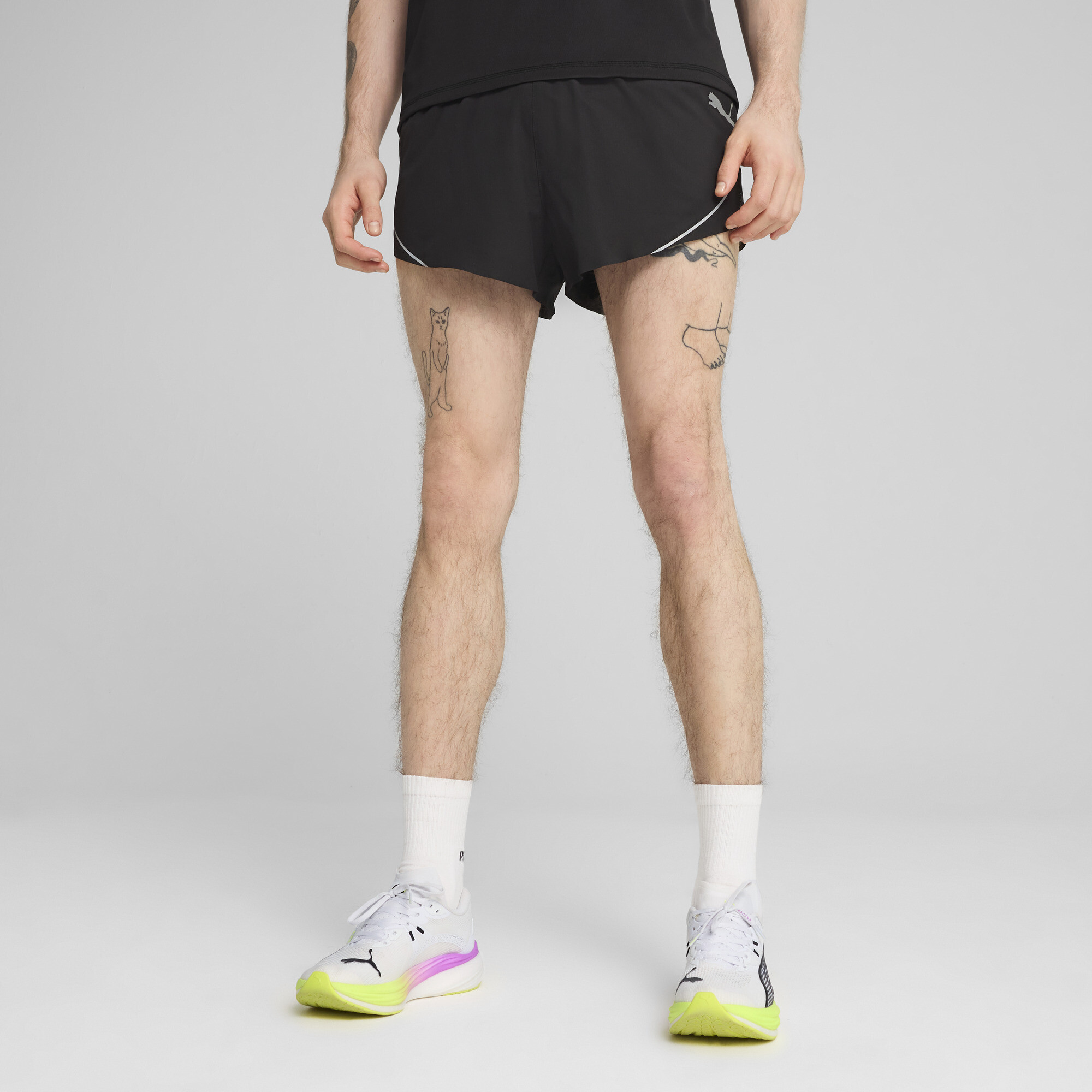 PUMA RACEDAY ULTRAWEAVE 3" Split Shorts Herren, Kleidung, Schwarz, M