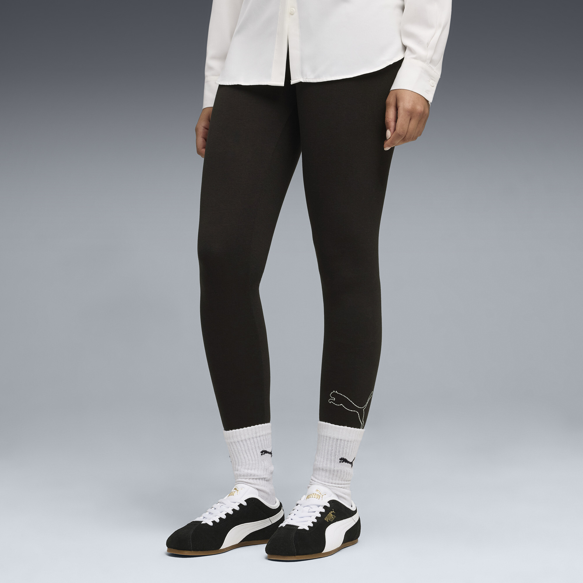 PUMA Bedazzled Leggings Damen, Kleidung, Schwarz, XL