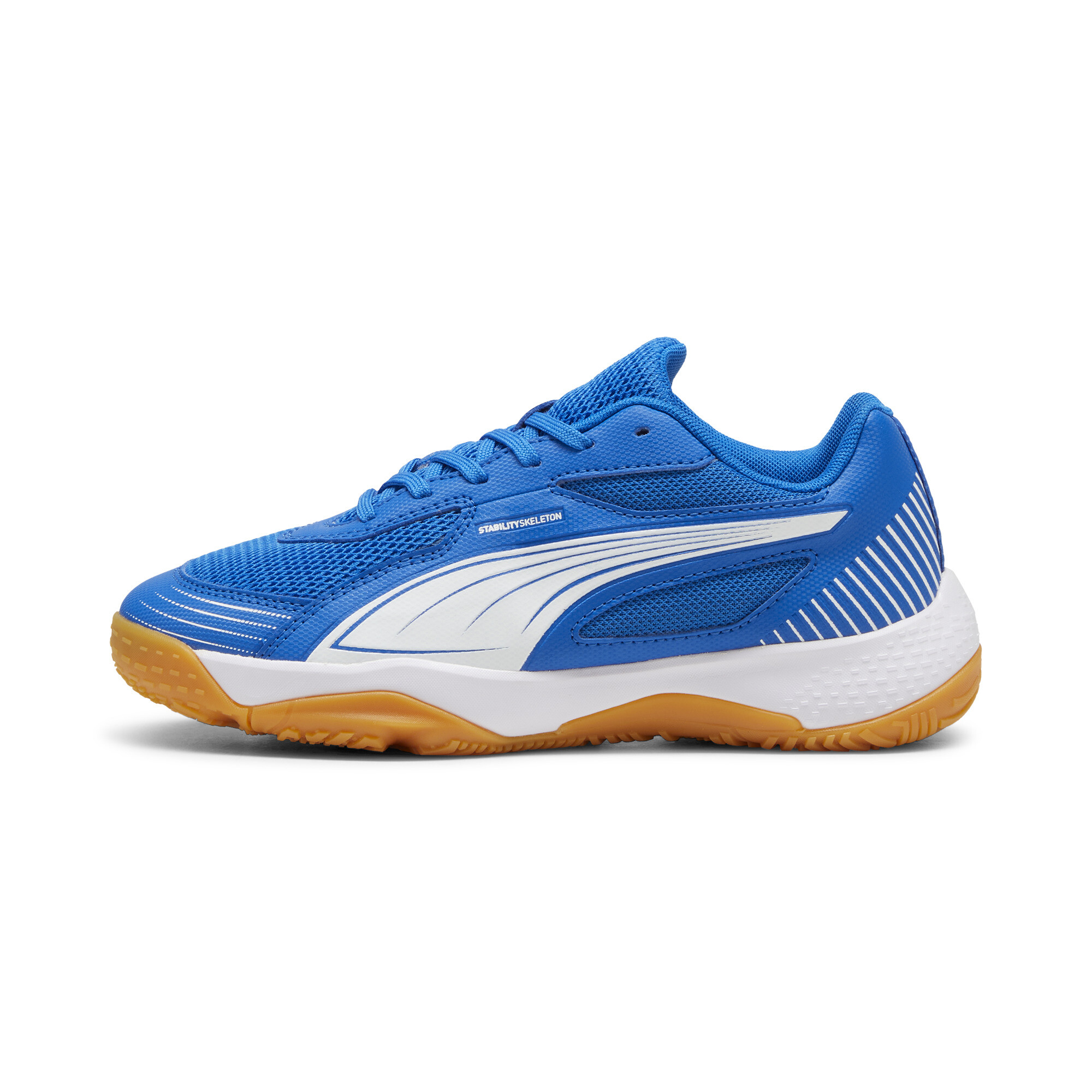 PUMA Solarflash III Hallensportschuhe Teenager, Schuhe, Blau, 29