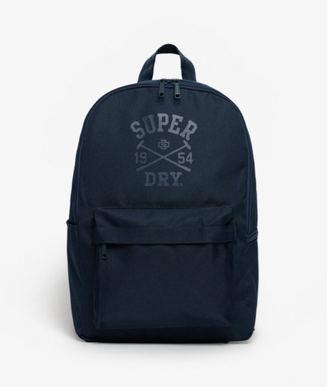 Superdry Damen Heritage Rucksack Reguläre Passform Navy - Größe: 1Größe