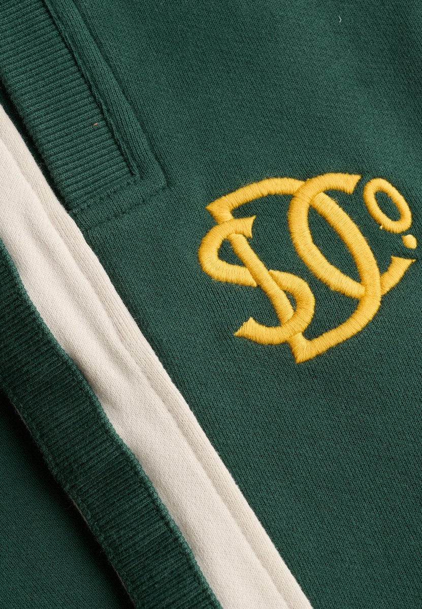 Superdry Herren Vintage Athletic Fives Shorts Green - Größe: Xxl
