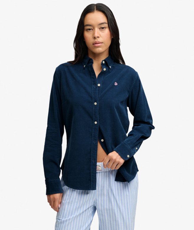 Superdry Herren Essentials Baumwollpullover Navy - Größe: M