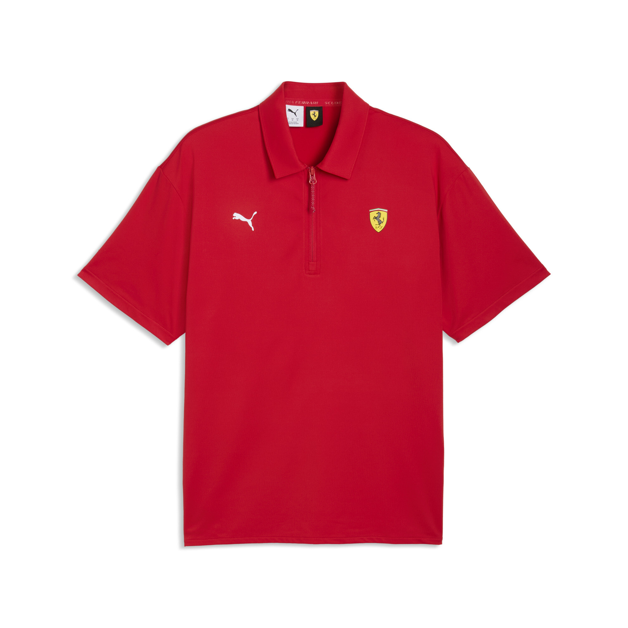 PUMA Scuderia Ferrari Cloudspun Polo Herren, Accessoires, Rot, 4XL
