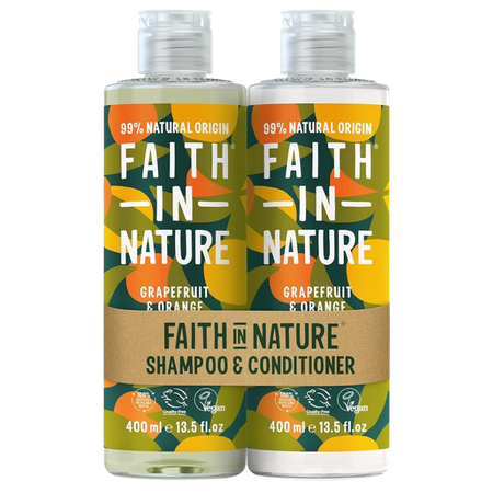 Faith In Nature Grapefruit & Orange Shampoo & Conditioner Set – 400 ml