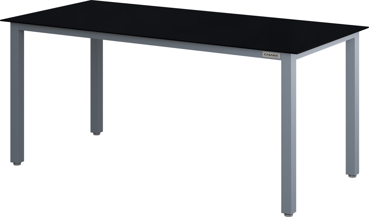 Stół Ogrodowy Aluminiowy 8 Os 190x90x75 Ogród Taras Srebrny