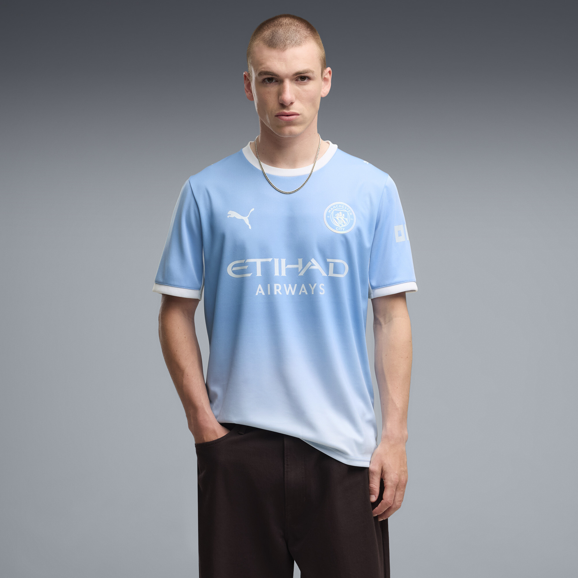 PUMA Manchester City 26/27 Heimtrikot Herren, Kleidung, Blau, M
