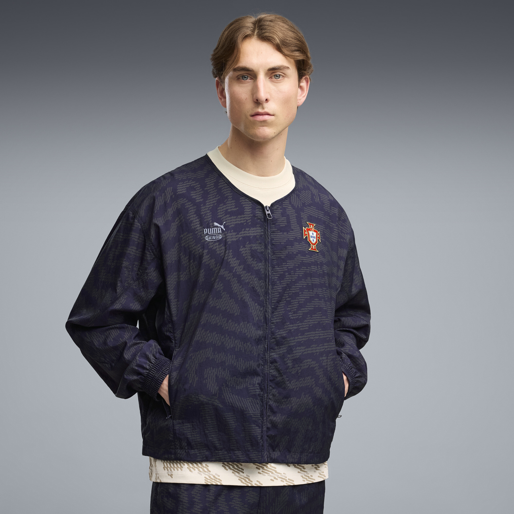 PUMA x PORTUGAL x SALEHE BEMBURY KING Trainingsjacke Herren, Kleidung, Lila, M
