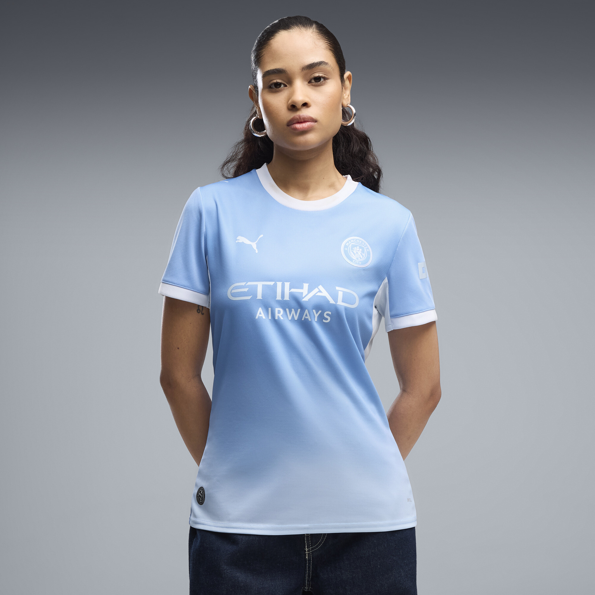 PUMA Manchester City 26/27 Heimtrikot Damen, Accessoires, Blau, L