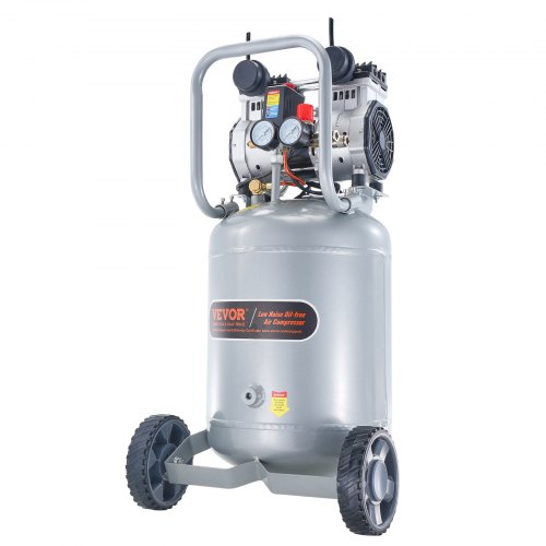 VEVOR Compresor de Aire sin Aceite Tanque de Compresor de Aire Silencioso 49 L
