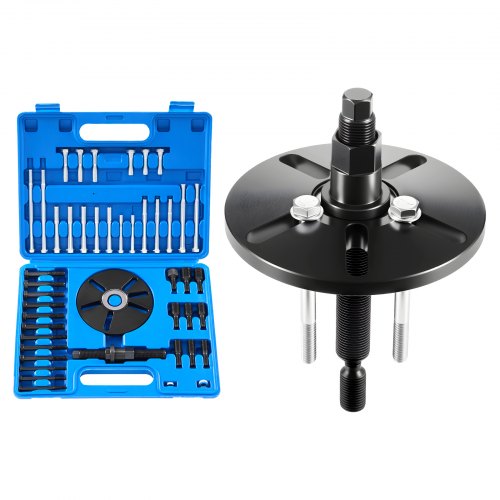 VEVOR Kit de Herramientas de Extracción e Instalación de Equilibradores Armónicos, Se Adapta a Centros 56 a 108 mm, para Extracción e Instalación de Equilibradores, Volantes, Poleas de Cigüeñal
