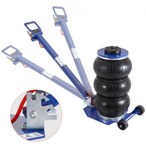 VEVOR Gato Neumático de Triple Bolsa Carga de 3 T para Elevación de Coches SUV