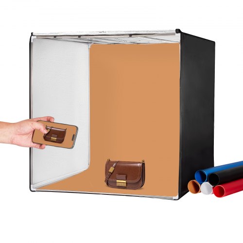 VEVOR Caja de Luz para Estudio Fotográfico 815x815x815 mm 5600K con 210 Luces LED