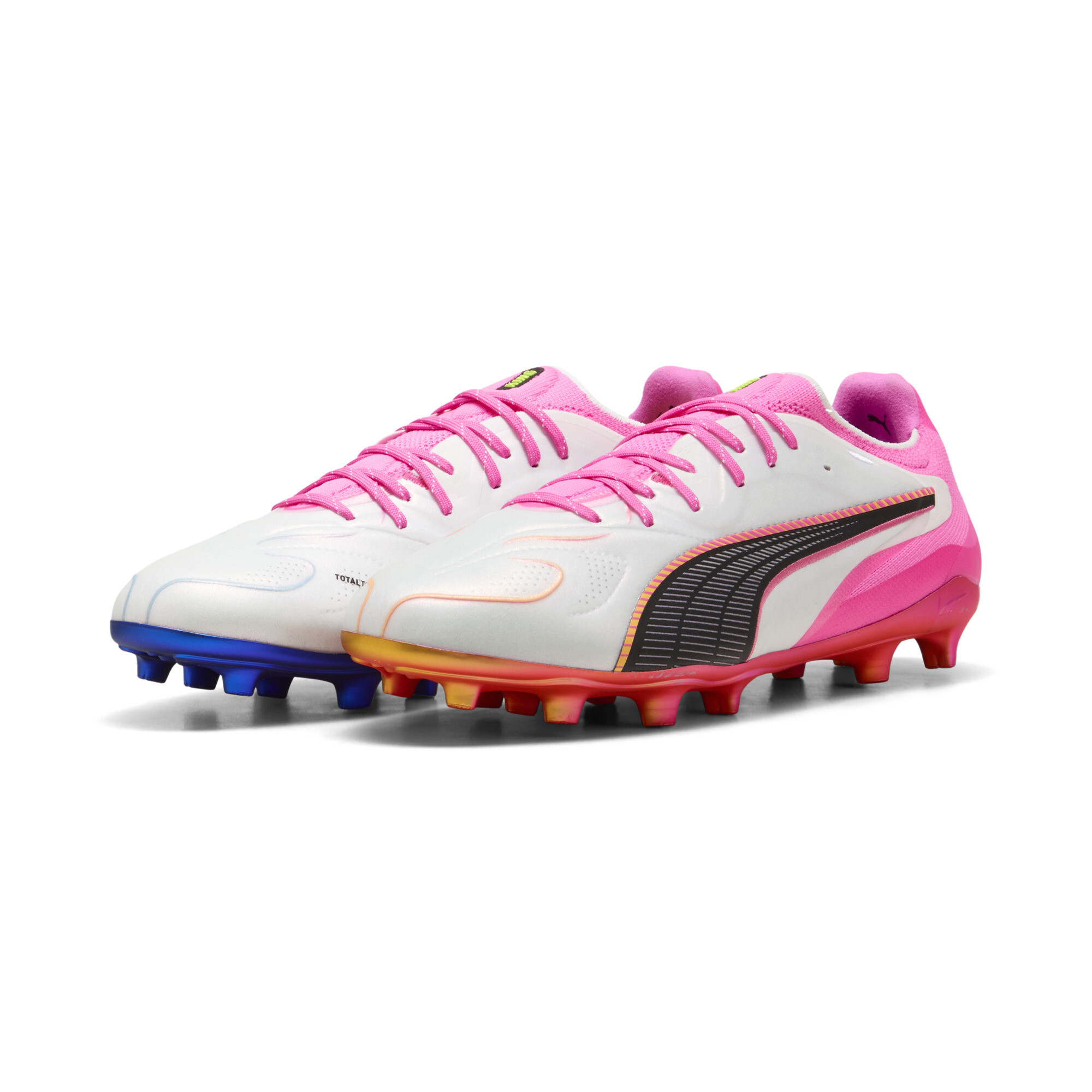 PUMA KING 20 ULTIMATE FG/AG Fußballschuhe Unisex, Schuhe, Weiß, 44.5