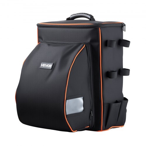 VEVOR Welding Backpack, 35.6L Welder Backpack for Tools and Helmet, 600D Polyester Extreme Gear Pack with Helmet Catch Bag, Multi-Purpose Gear Storage Bag for Welding, Outdoor Camping, Mountaineering