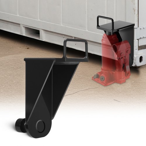 VEVOR Shipping Container Jack Lug with U-Shaped Handle, 2-Pack, Storage Leveler Booster Withstands Sun & Rain, Heavy Duty Container Jack Lug for Shipping Industry, Logistics, Warehouse Management