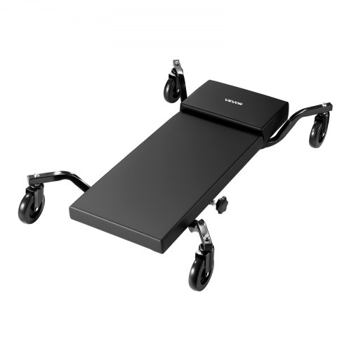 VEVOR Ergonomic Kneeling Chair with Wheels, Mobile X-Shaped Posture Knee Chair with Adjustable Height & Thick Foam Cushions, Natural Relief for Neck or Back Pain for Home, Office or Meditation, Black