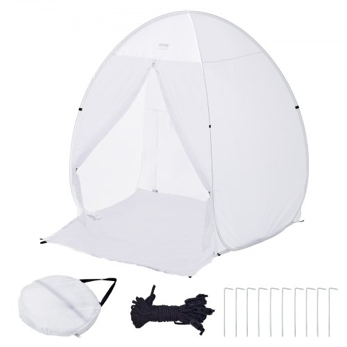 VEVOR Spray Paint Shelter Portable Spray Paint Tent Booth 152.4x152.4x177.8 cm Pop Up