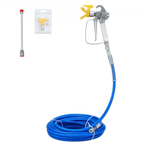 VEVOR Airless Paint Spray Hose Kit 15.24m 6.4mm Swivel Joint 3600psi with 517 Tip