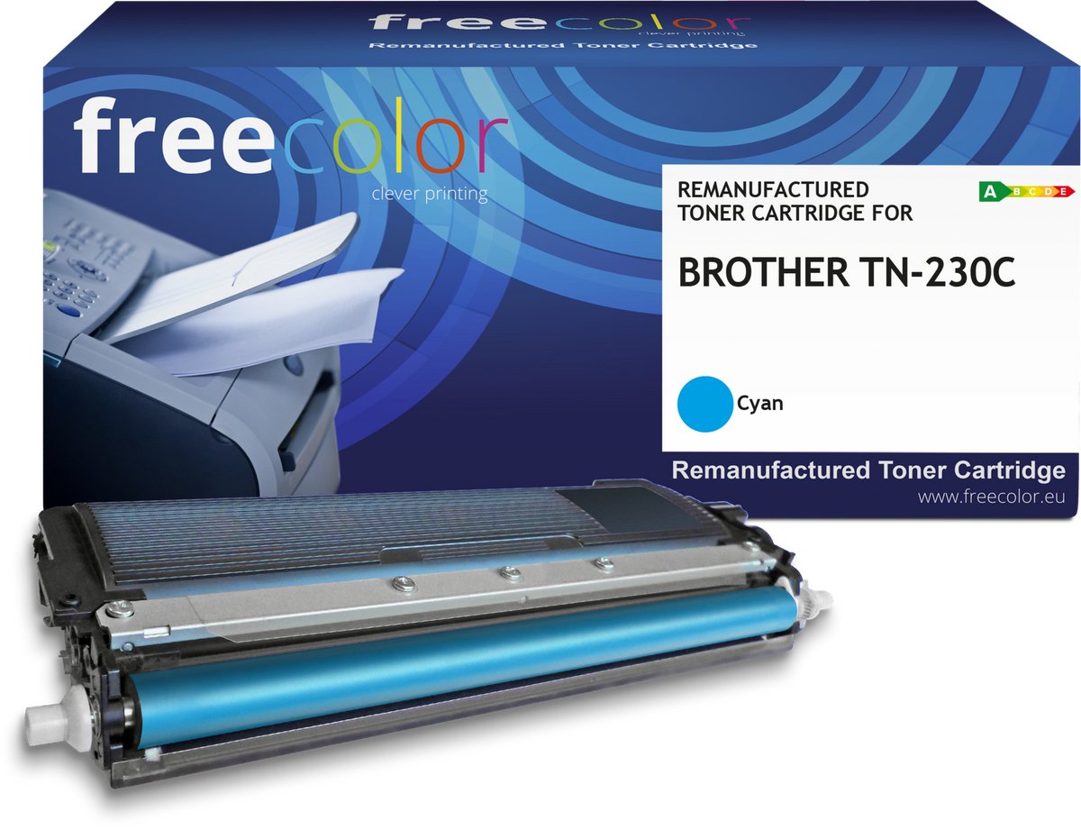 Freecolor Toner kompatibel mit Brother TN-230 cyan