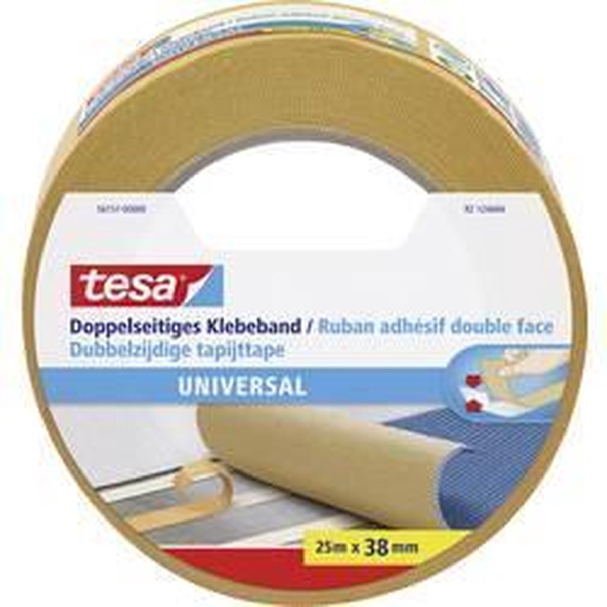 8 x Tesa Klebeband Universal doppelseitig 25mx25mm