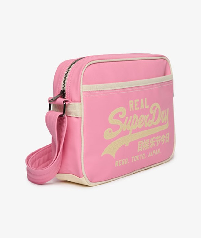 Superdry Damen Mini Alumni Crossbody-tasche Pink - Größe: 1Größe