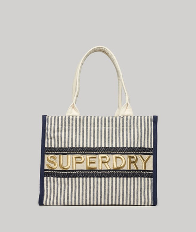 Superdry Damen Luxe Tragetasche Marineblau - Größe: One Größe
