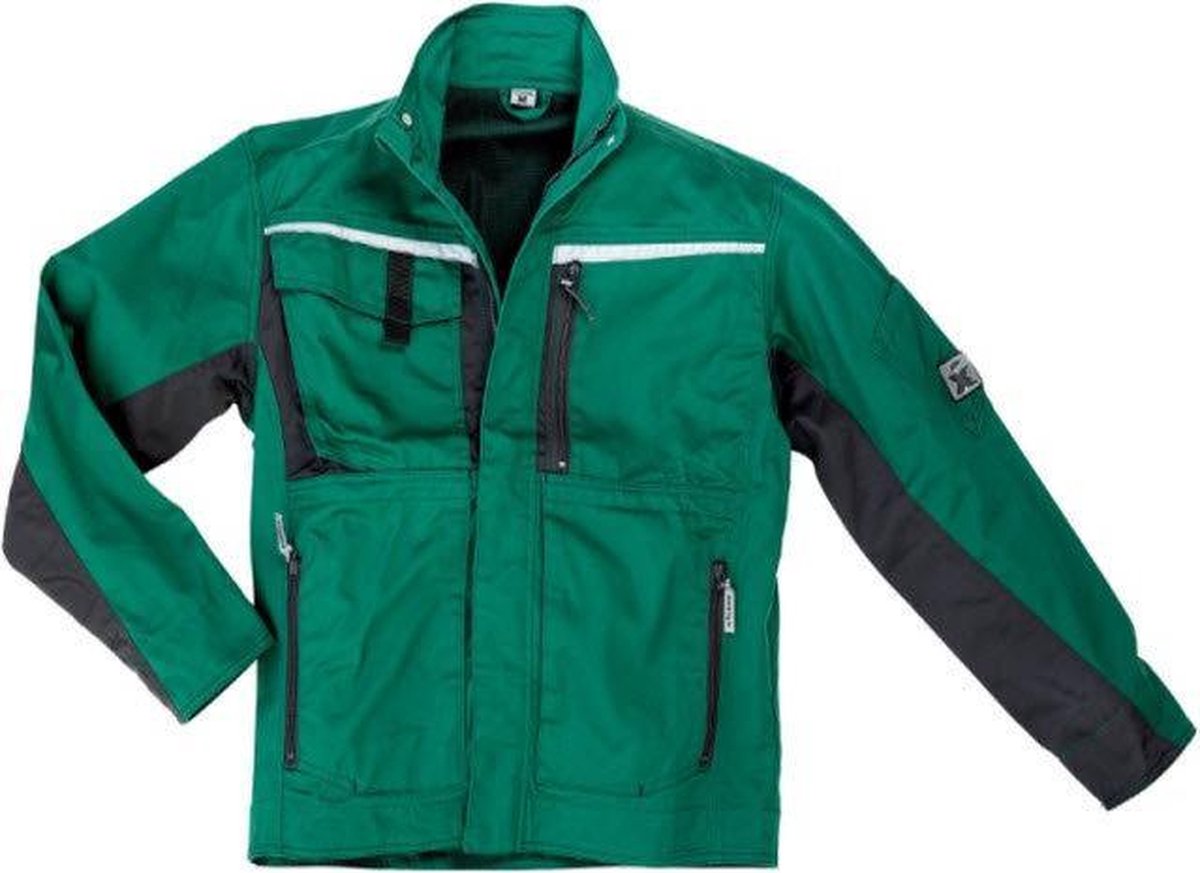 fortis Arbeitsjacke Champ, Gr. 2XL, grün/grau