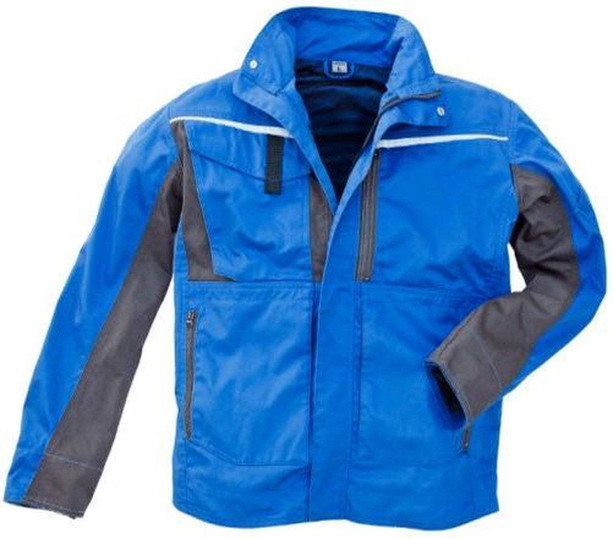 fortis Arbeitsjacke Champ, Gr. L, blau/grau