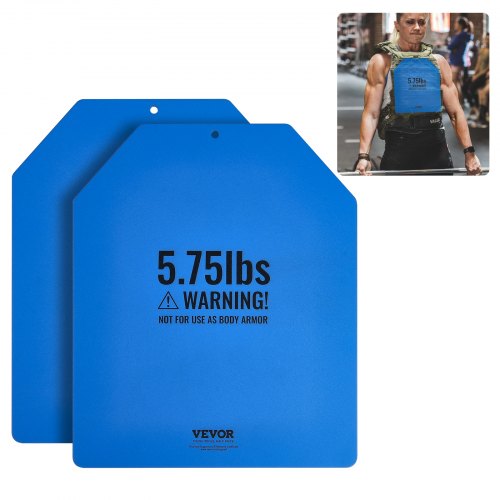 VEVOR viktvästplattor, 5,75 lb par, viktplattor i premiumstål, konturerad ergonomisk passform – WOD:er, extra vikt för viktvästar, för styrketräning, löpning, fitness, tunga träningspass
