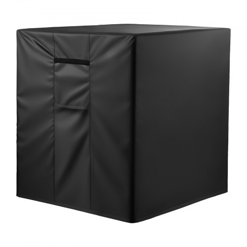 VEVOR Luftkonditioneringsskydd, 812 x 812 x 914 mm AC-skydd för luftkonditioneringsenhet, tre lager, vattentätt polyestertyg, nätventilation, universalskydd för utomhus- och utomhus-AC-enhet, svart