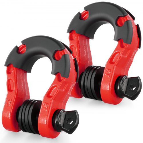 VEVOR 2-pack 3/4" D-ringschackel med 7/8" skruvstift 66139 lbs brottstyrka