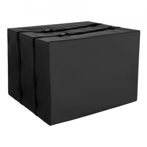VEVOR Luftkonditioneringsskydd, 530 x 400 x 380 mm AC-skydd för luftkonditioneringsenhet, dubbelt lager, vattentätt polyestertyg, justerbar axelrem, universalstorlek för utomhusbruk