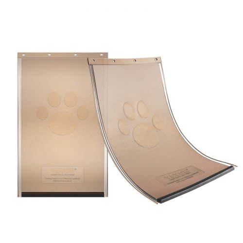 VEVOR ersättningsflik för husdjurslucka, kompatibel med VEVOR Flap husdjursluckor, mäter 13,5 x 21,8 cm, längre hållbar, väderbeständig, förtjockad PVC-ersättningsflik för hundslucka med lång magnetremsa (liten)