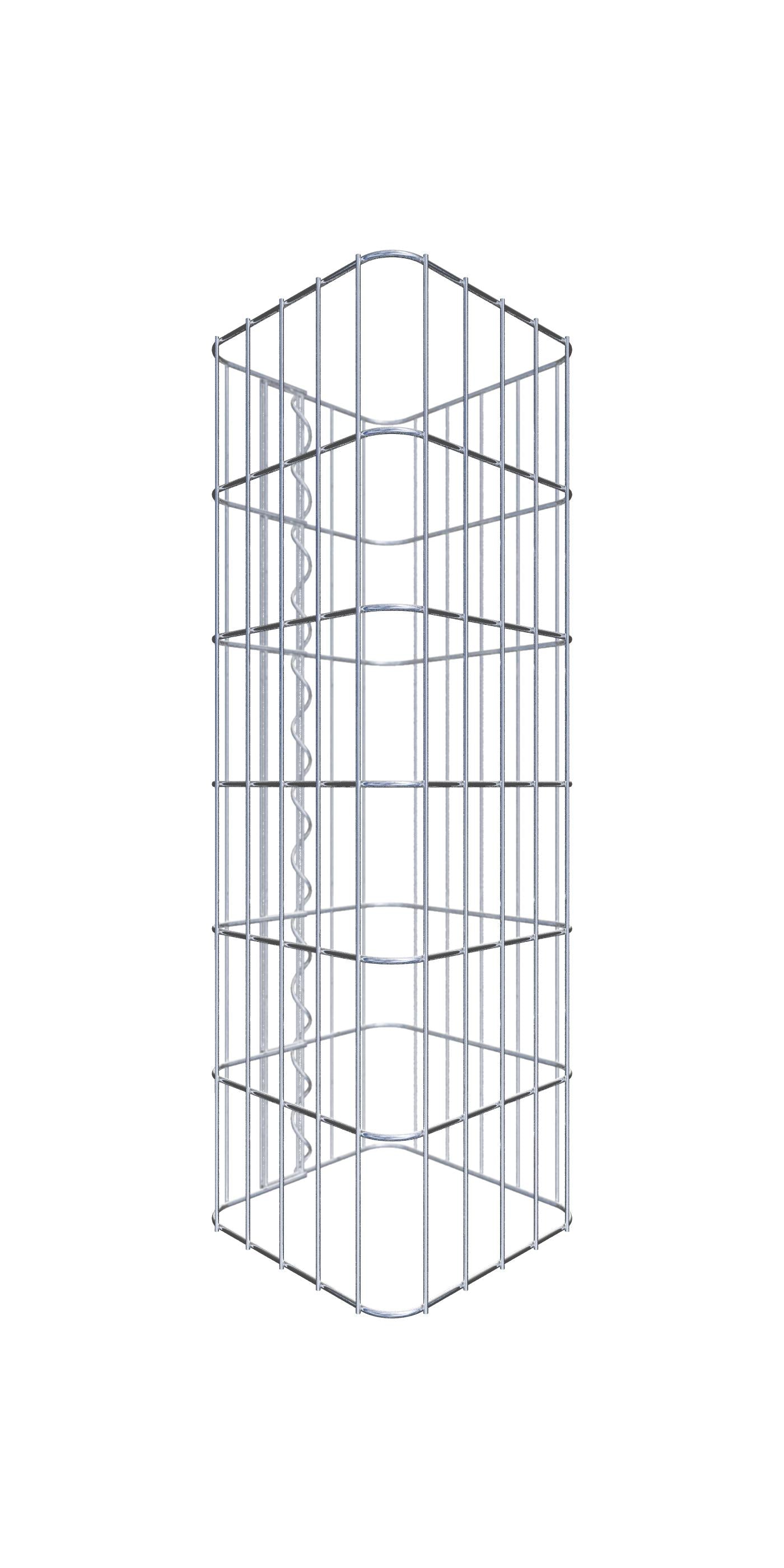 Gabionpelare 27 x 27 cm, MW 5 x 10 cm kvadrat