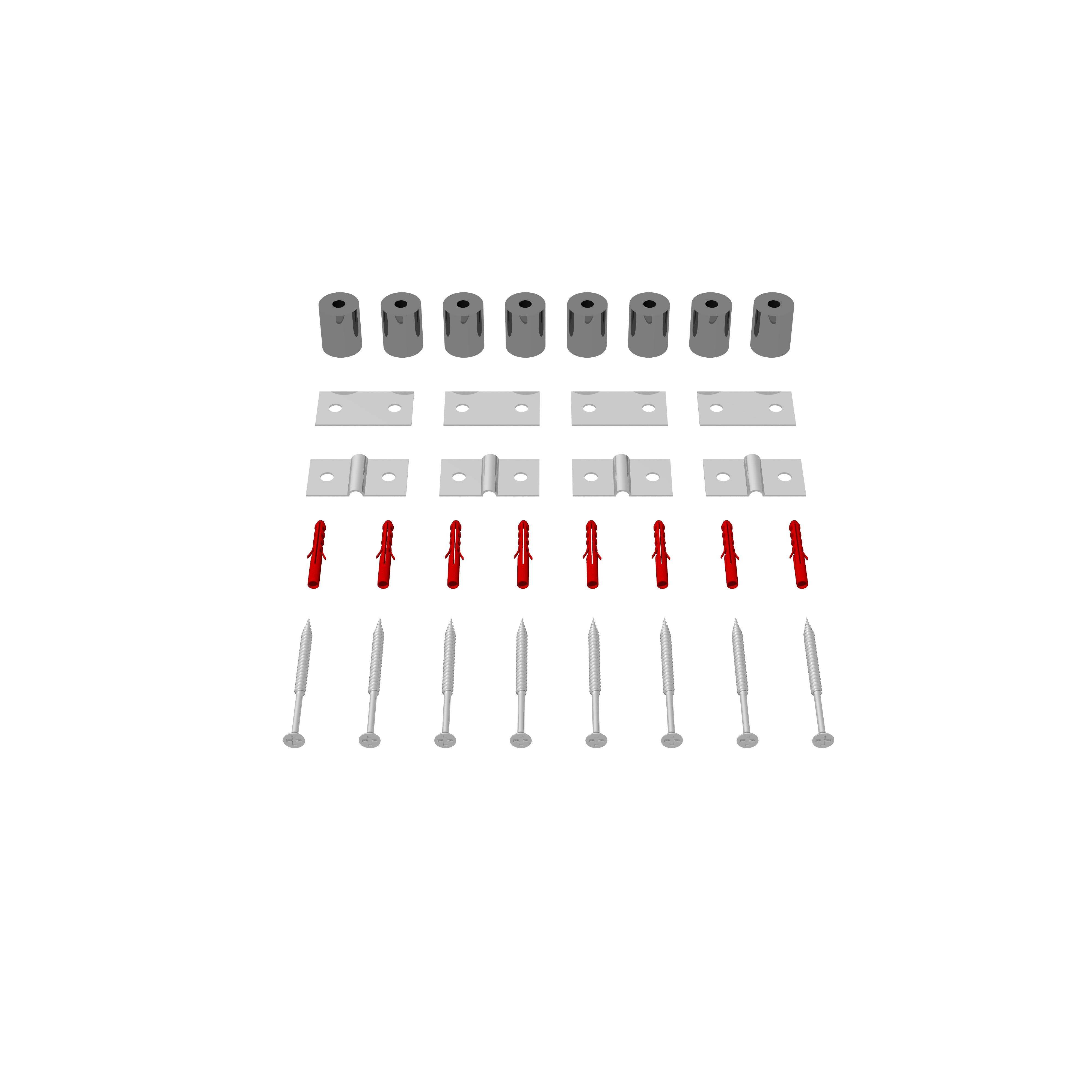 Monteringsset för dekorativa spaljéer och spaljéer