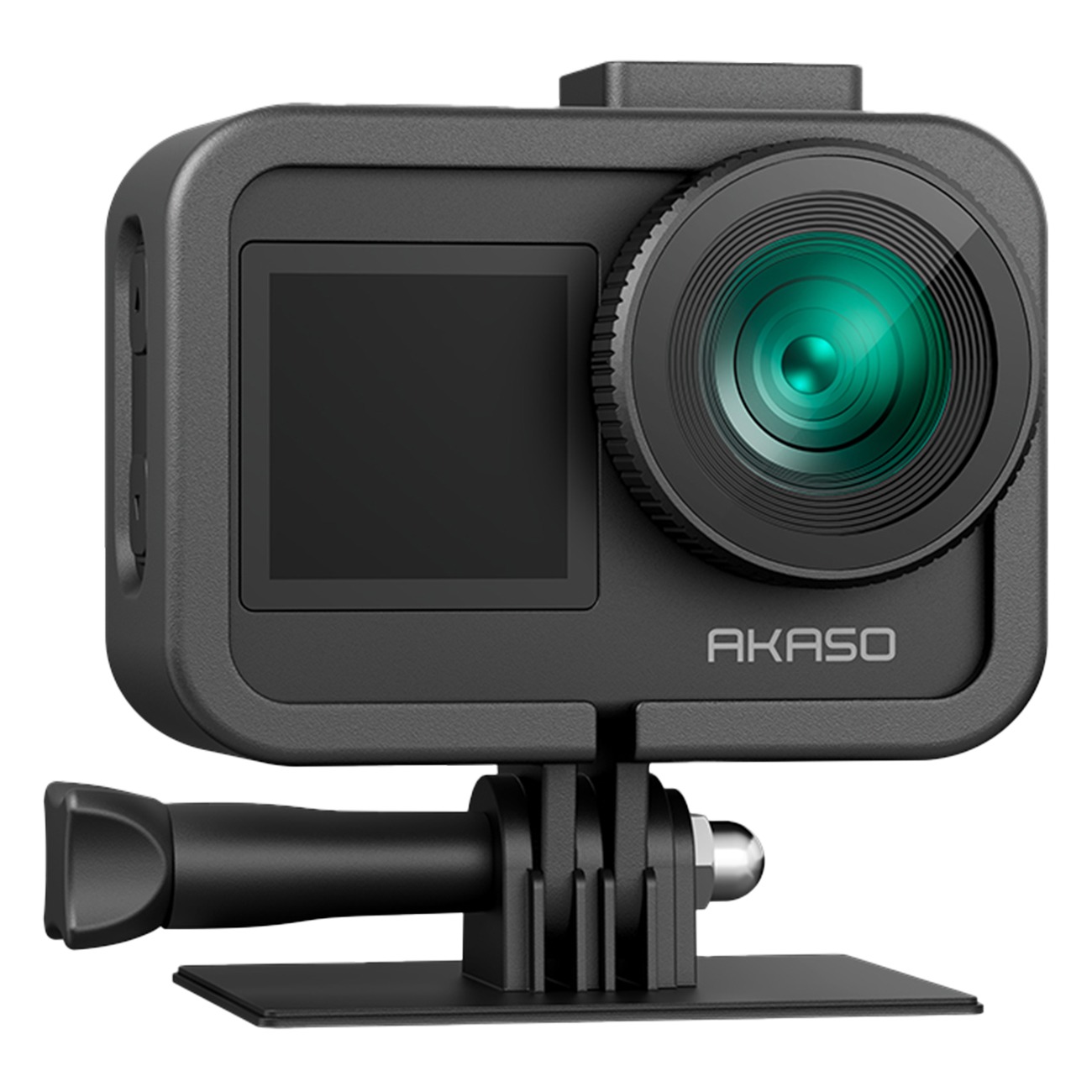AKASO Brave 7 Sport schwarz | Action-Cam | 4K 60 FPS | 12 MP | Sprachsteuerung | Bildstabilisator: EIS4.0 | Verbesserung bei schlechten Lichtverhältnissen