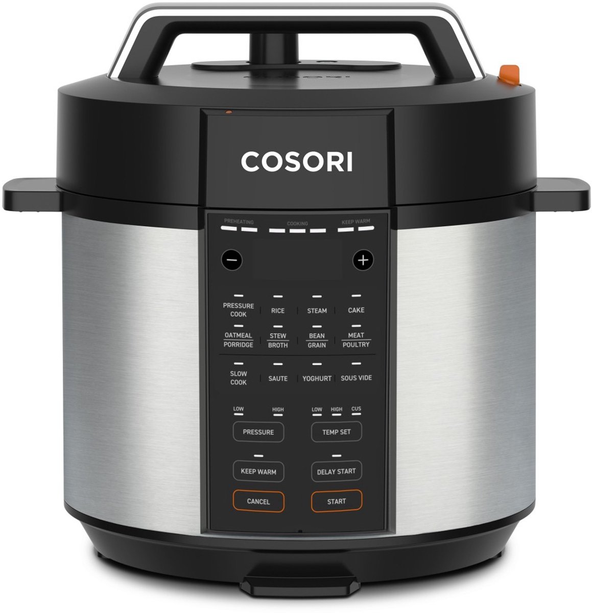 Cosori CMC-CO601-SEU schwarz | Multicooker | Warmhaltefunktion | Voreingestellte Kochprogramme | 5,7 l | Timer | 14 automatischen Programme