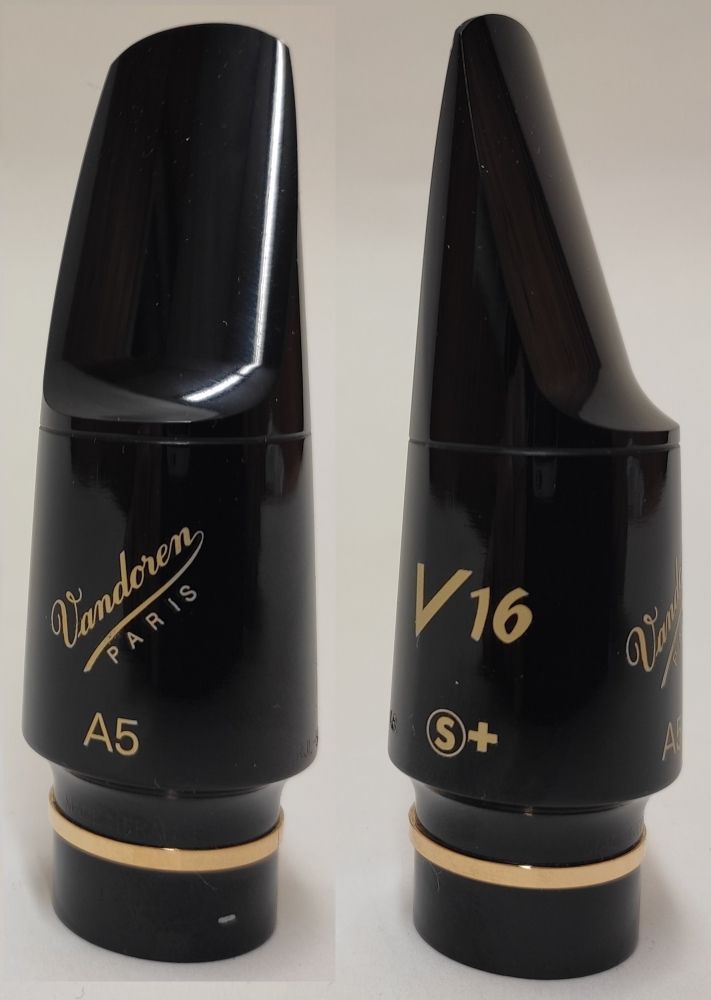 Vandoren V16 A-5S+ Altsaxophon Mundstück , Bahn 188, Bahnlänge ML, SM811S+