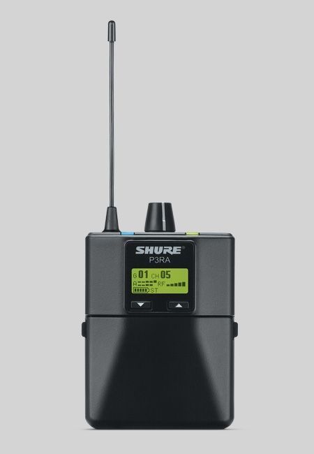 Shure P3RA S8 PSM 300 Taschenempfänger Metallgehäuse für Wireless System