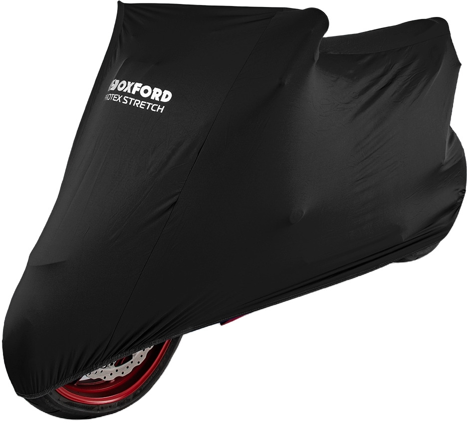 OXFORD Protex Stretch Indoor Cover, Protective covers for motorcycles, Black M