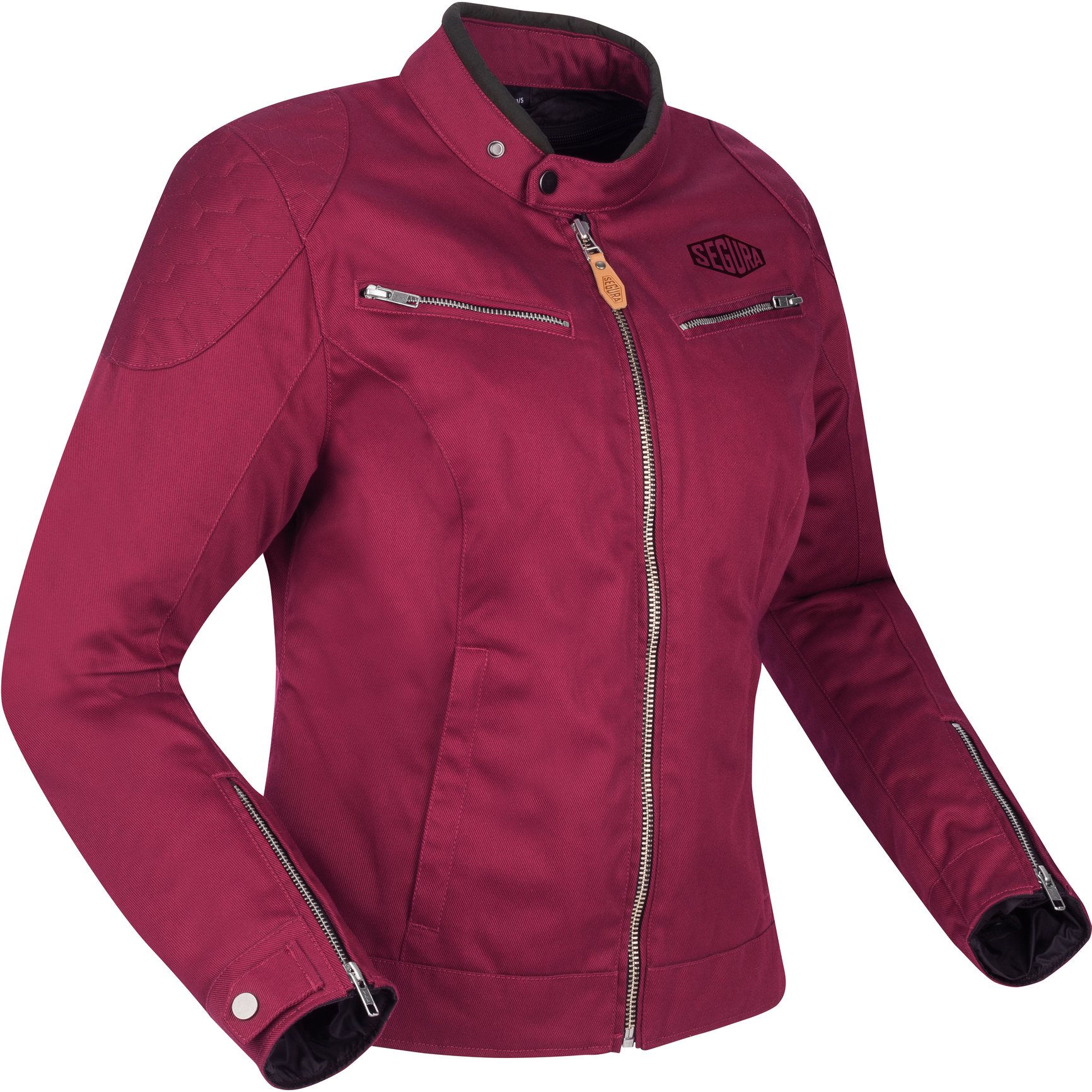 SEGURA Lady Tina, Women's textile motorcycle jacket, Burgundy