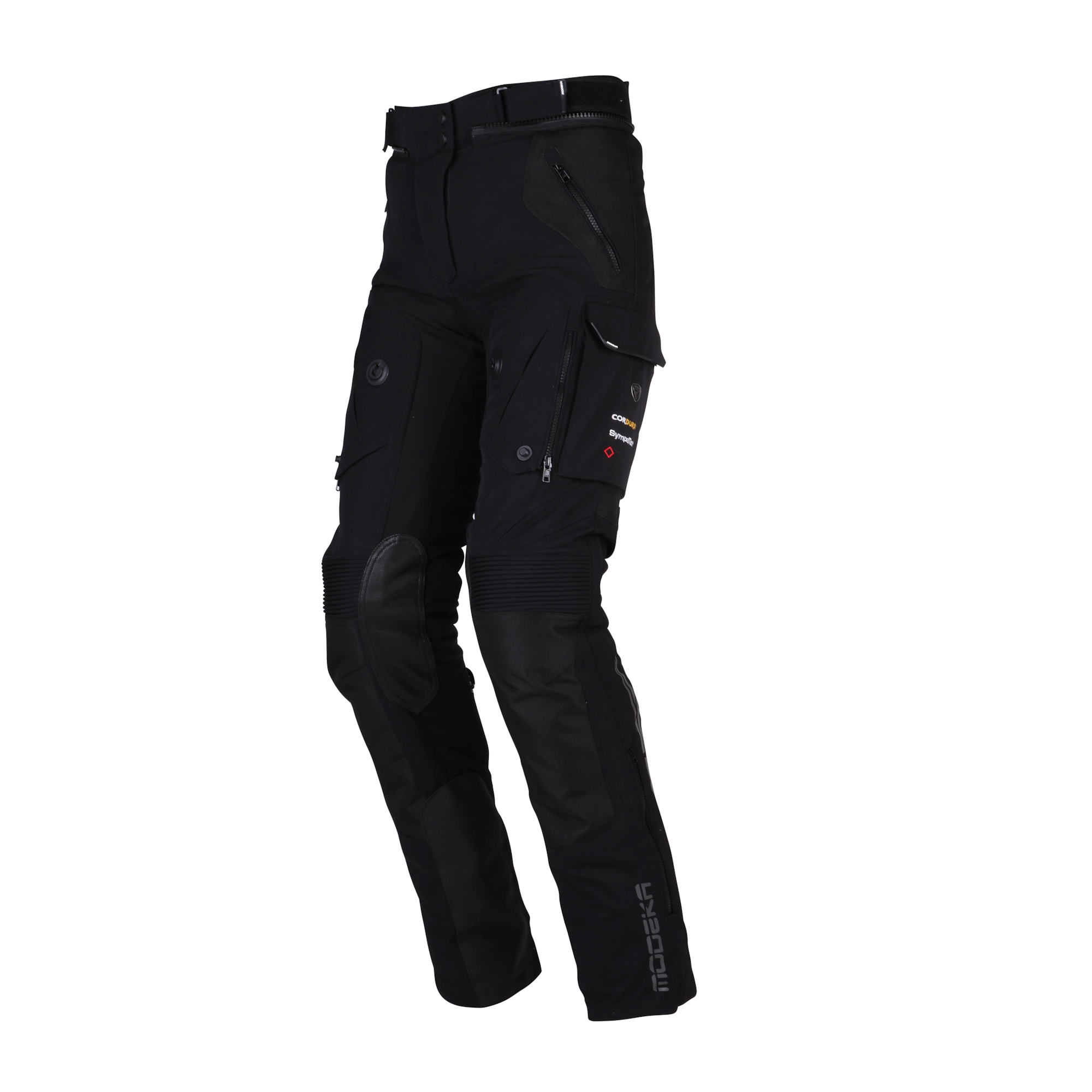 MODEKA Panamericana II Lady Pants, Women's textile motorcycle, Black