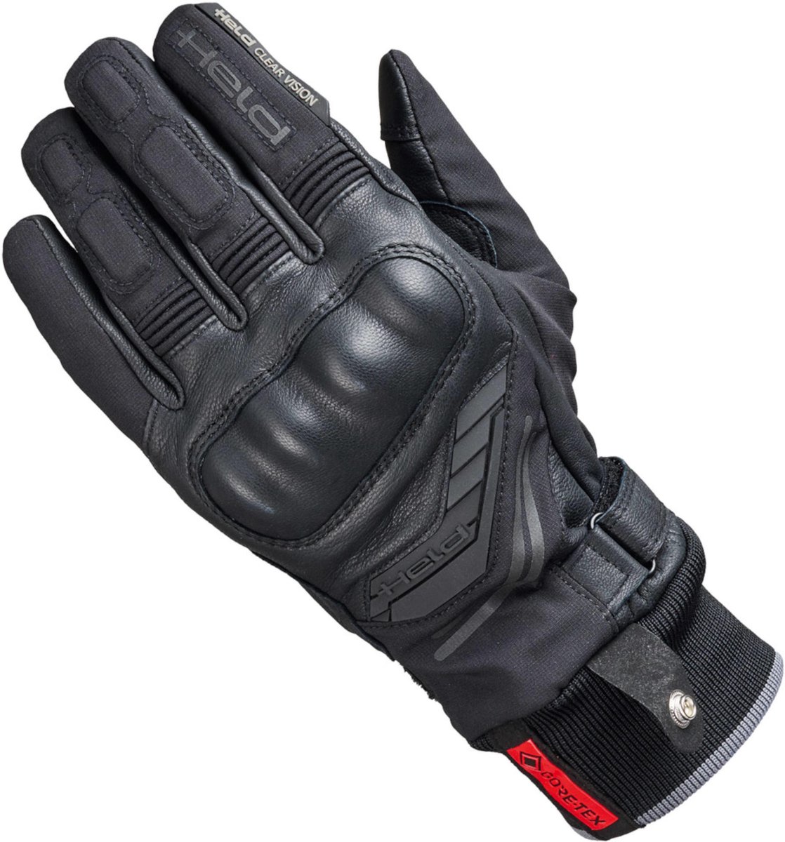 HELD Madoc KTC, Men's Gore-Tex® motorcycle gloves, Black Gore-Tex